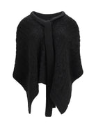 Ermanno Scervino Cashmere Cape - Black