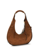 Moschino Medium Handle Me Hobo Shoulder Bag - Coffee