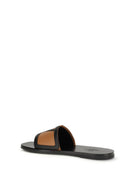 Valentino Garavani Viva Superstar slide Sandals - Black/Roasted Pecan