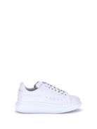 Alexander McQueen Leather Sneakers - White
