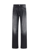 MM6 Maison Margiela Straight-leg cotton Jeans - Black