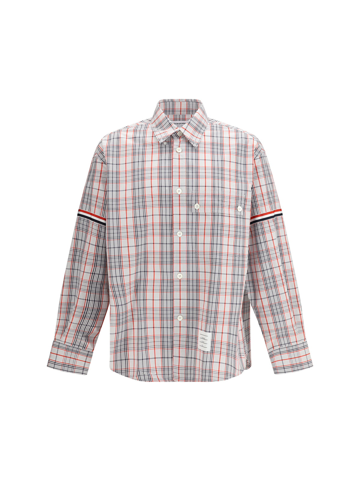 Thom Browne Check Shirt with tartan pattern - Rwbwht