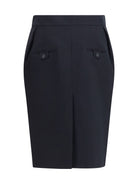 Magda Butrym Pleated midi Skirt - Black
