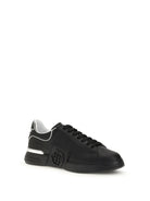 Philipp Plein Low Top Hexagon Sneakers - Black/Black