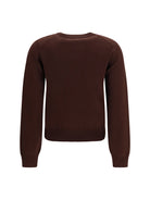 Maison Kitsuné Baby Fox Merino Jumper - Dark Wood