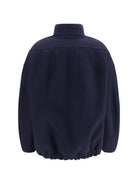 Dries Van Noten Oversized pleated Jacket - Navy