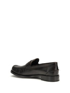 Prada Leather Loafers - Nero+Cuoio