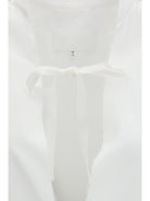 Maison Margiela Raw-edge cotton mini Dress - White