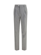 Brunello Cucinelli Dynamic wool Pants - Pearl