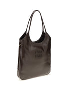 Miu Miu Ivy leather Shoulder Bag - Moro