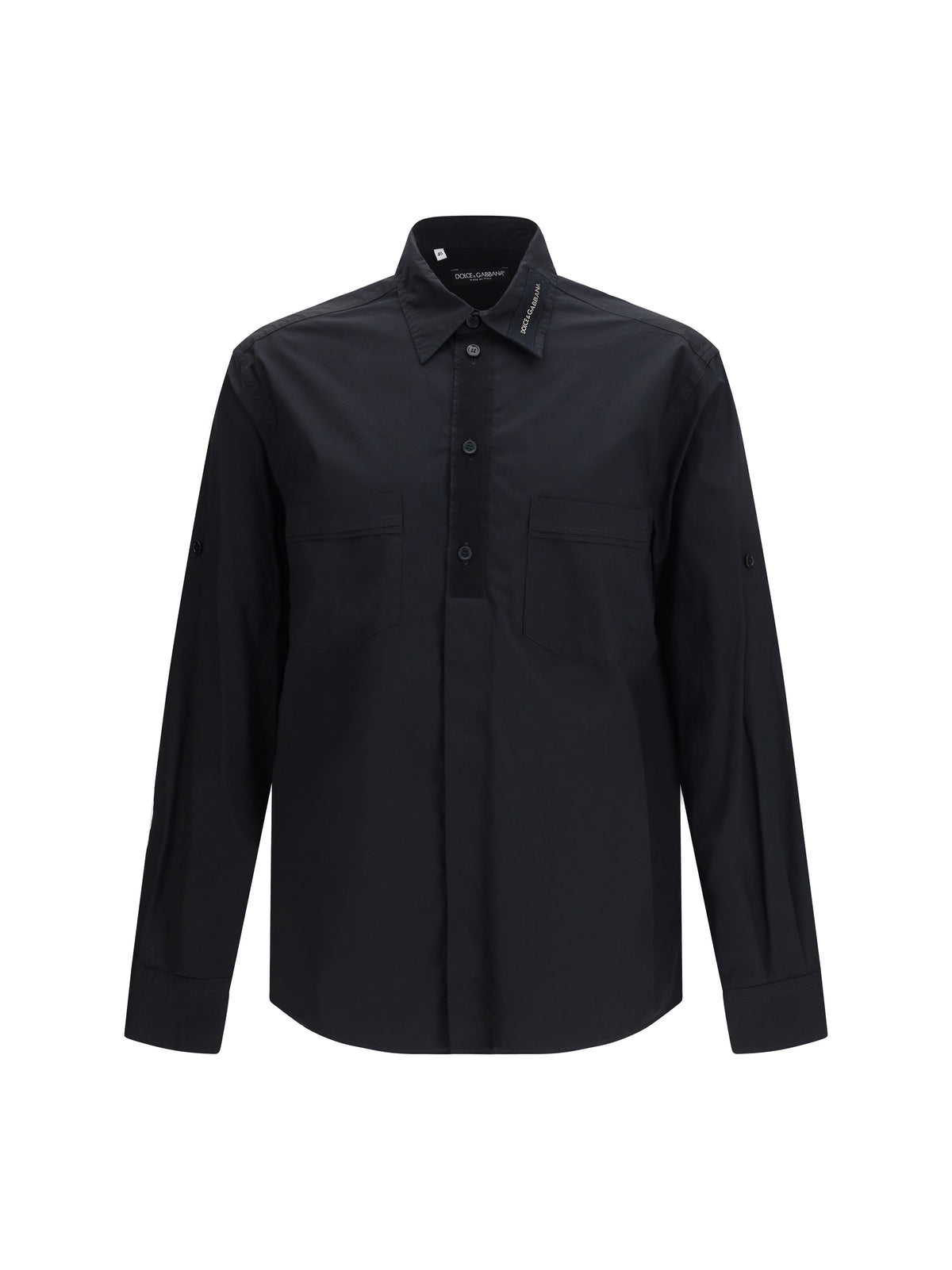 Dolce & Gabbana Cotton Shirt with pockets - Black