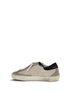 Golden Goose Super Star Sneakers - Cream/Grey/Olive Green/Dark Blue