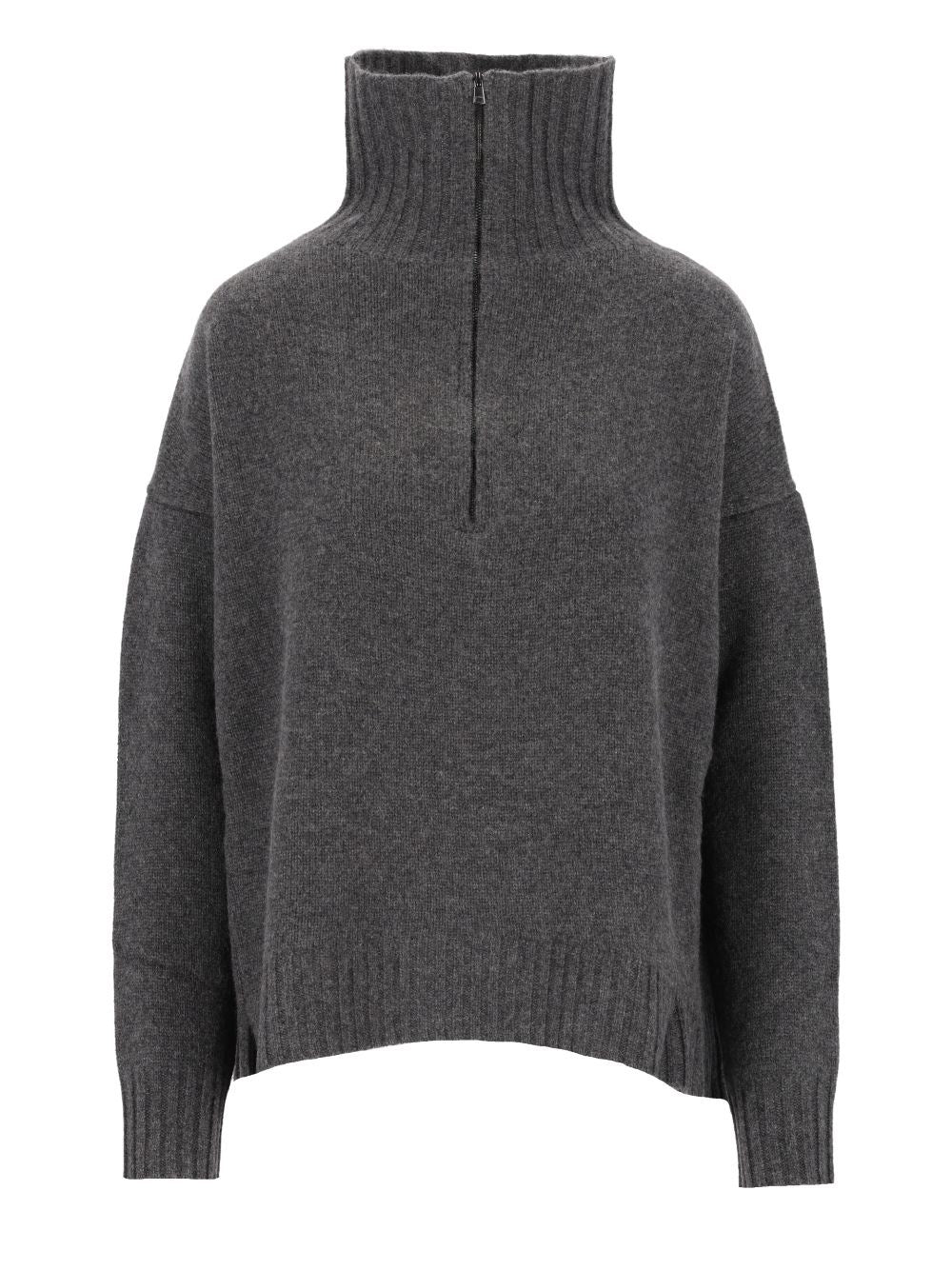 Max Mara Cashmere Yarn Turtleneck Sweater - Grey