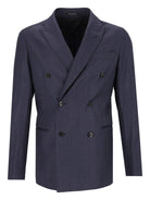 Emporio Armani Double-Breasted Suit - Blue