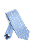 Ferragamo Nautical Print Tie - Blue