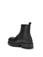 Balenciaga Strike Lace-Up Boots - Black