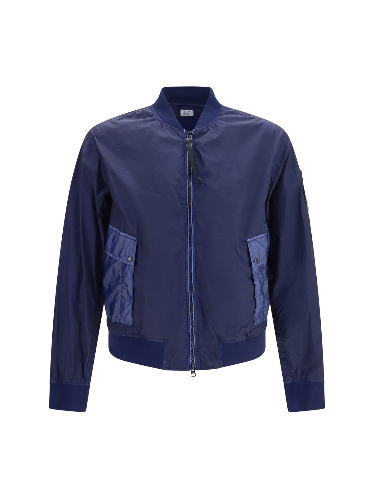 C.P. Company Bi-TM Mixed Lens bomber Jacket - Blueprint