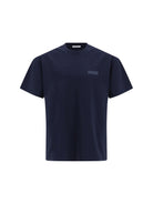 Givenchy Cotton T-Shirt with logo patch - Dark Navy