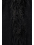 Fendi Wool and fox Fur Gilet - Black