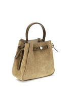 Tory Burch Romy suede Bucket Bag - Stone