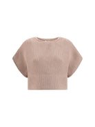 Alaïa Chunky knit Sweater - Sable