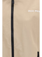 Miu Miu Gabardine Jacket with zip - Corda