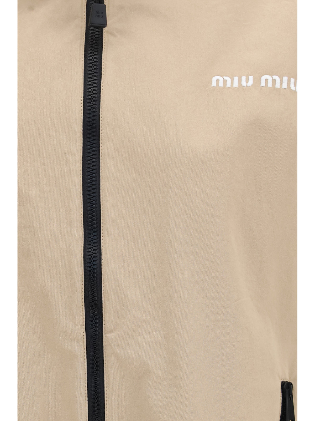 Miu Miu Gabardine Jacket with zip - Corda