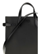 Valentino Garavani Medium Antibes grained leather Shopping Bag - Black