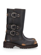 Golden Goose "Kurt" Boots With Buckles - Black