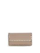 Valentino Garavani Rockstud Chain Wallet - Poudre