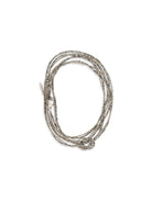 Brunello Cucinelli Hematite and Sterling Silver 925 Wrap Bracelet - Ematite Steel+Palladio Fume
