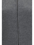 Max Mara Studio Carnet ribbed Cardigan - Grey Dark Melange