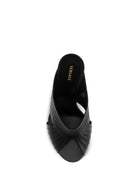 Versace Gianni nappa leather Mules - Black/Gold