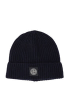Stone Island Wool Beanie Geelong Rws - Blue