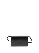 Jil Sander Tangle Wallet with shoulder strap - Black