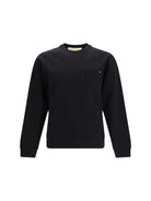 Valentino Cotton jersey crewneck Sweatshirt - Black