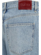 Gucci Cotton Jeans - Light Blue