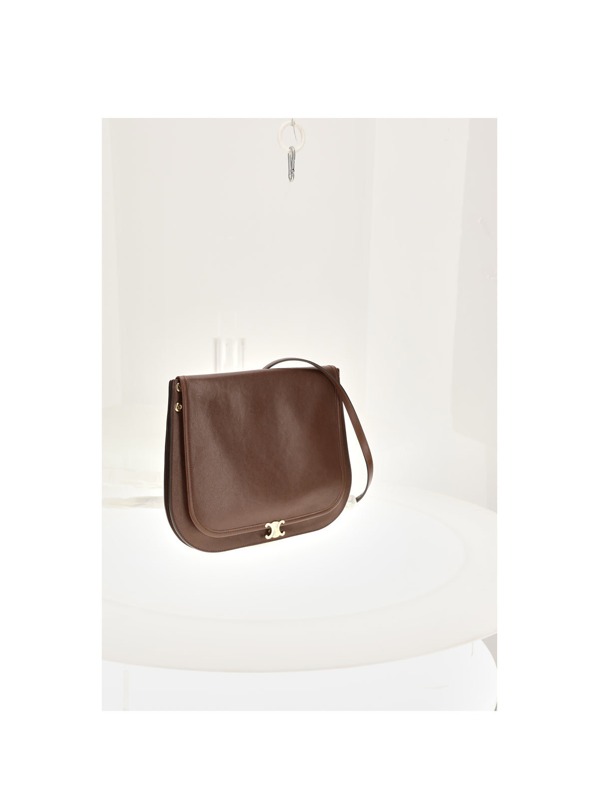 Celine BESACE SOFT TRIOMPHE - Deep Brown