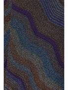 Missoni Sequined chevron lamé viscose long Skirt - Multiblu/Violet/Orange