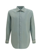 Prada Cotton Shirt with a worn-in effect - Agave