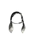 Alexander McQueen Double-wrap Skull Scarf Bracelet - Black/White/Silver