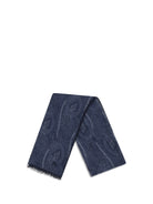 Etro Paisley Scarf - Printed F.Do Blue