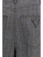 Prada Mouliné wool Pants - Black