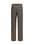 Dries Van Noten Penrud straight-leg Pants - Cement