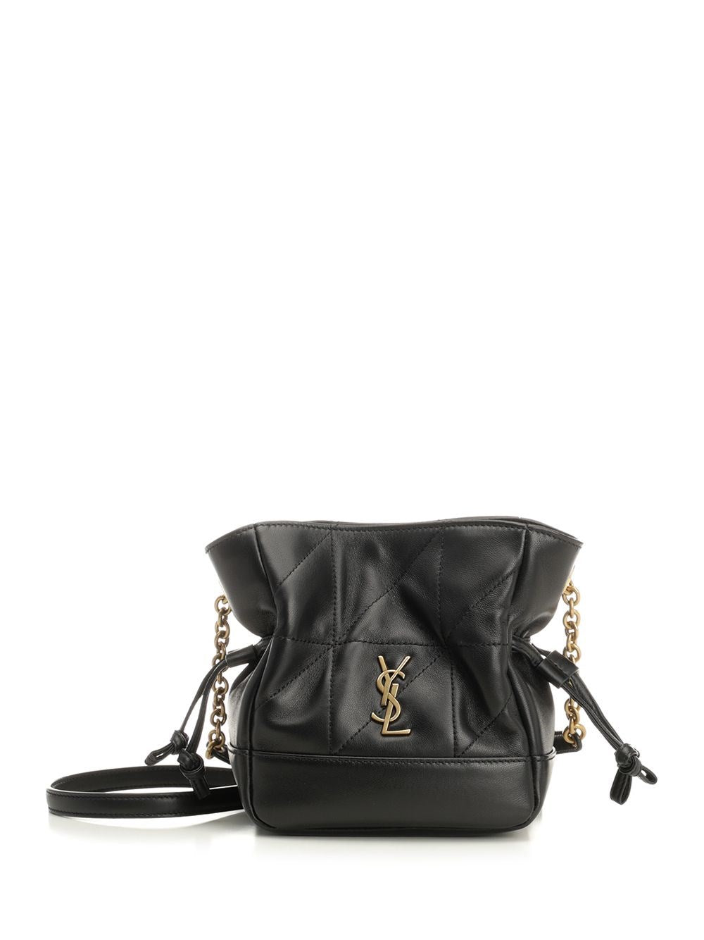 Saint Laurent Mini Shoulder Clutch "Jamie" - Black
