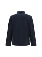 Stone Island Wool-blend Shirt - Navy Blue