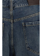 Brunello Cucinelli Wide-leg cotton denim Jeans - Aged Blue Denim