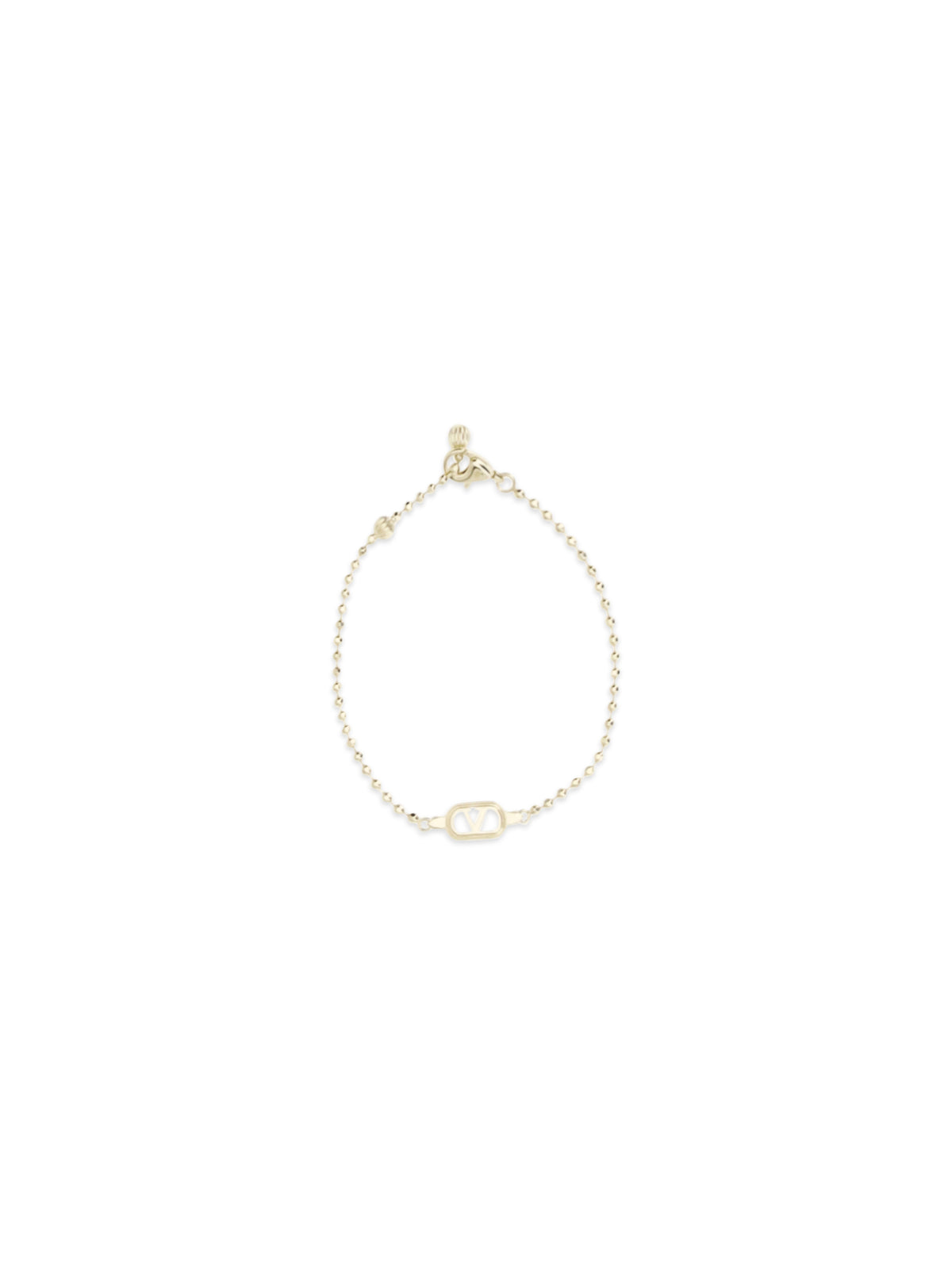 Valentino Garavani Ovalette Bracelet in metal and Swarovski® crystals - Gold/Crystal