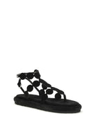 Pierre Hardy Suede Sandals - Suede Calf Black