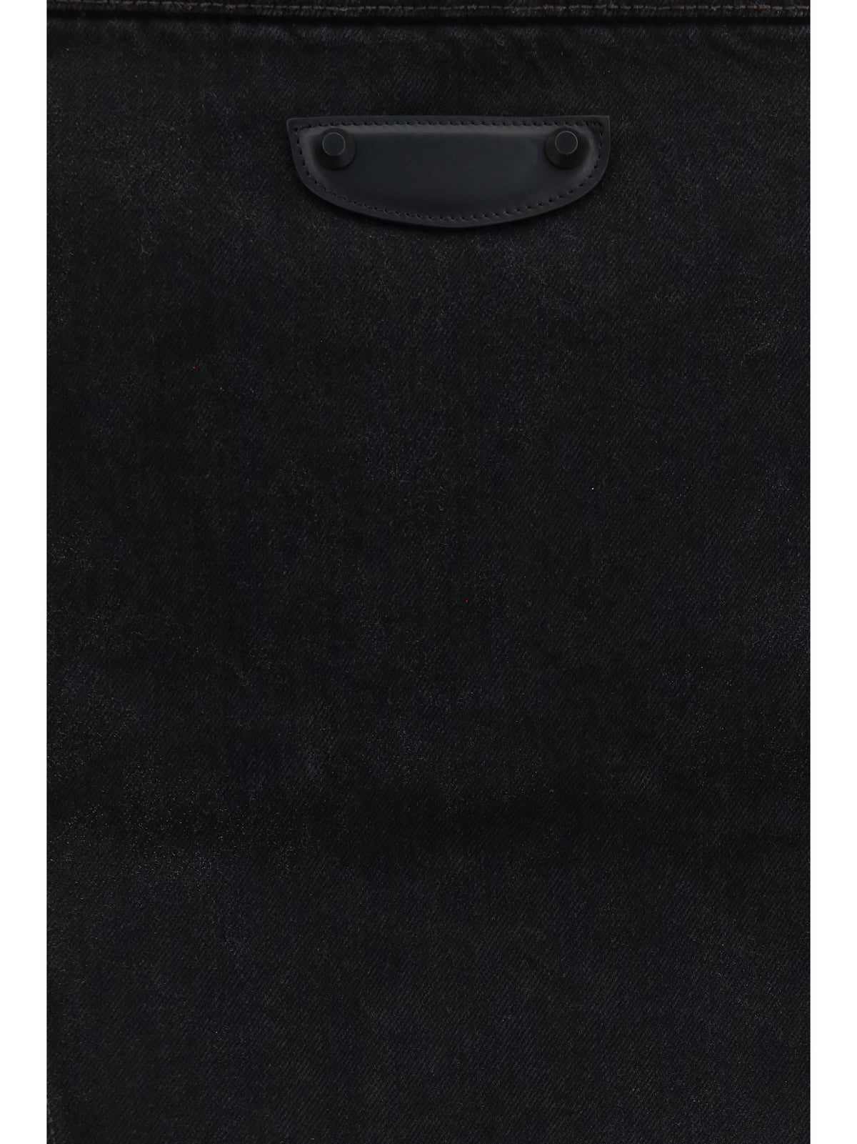 Balenciaga Wrap organic Japanese denim Jacket - Lt Vint Blck W Eff